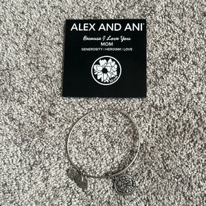 Mom Alex and Ami Silver Bracelet
